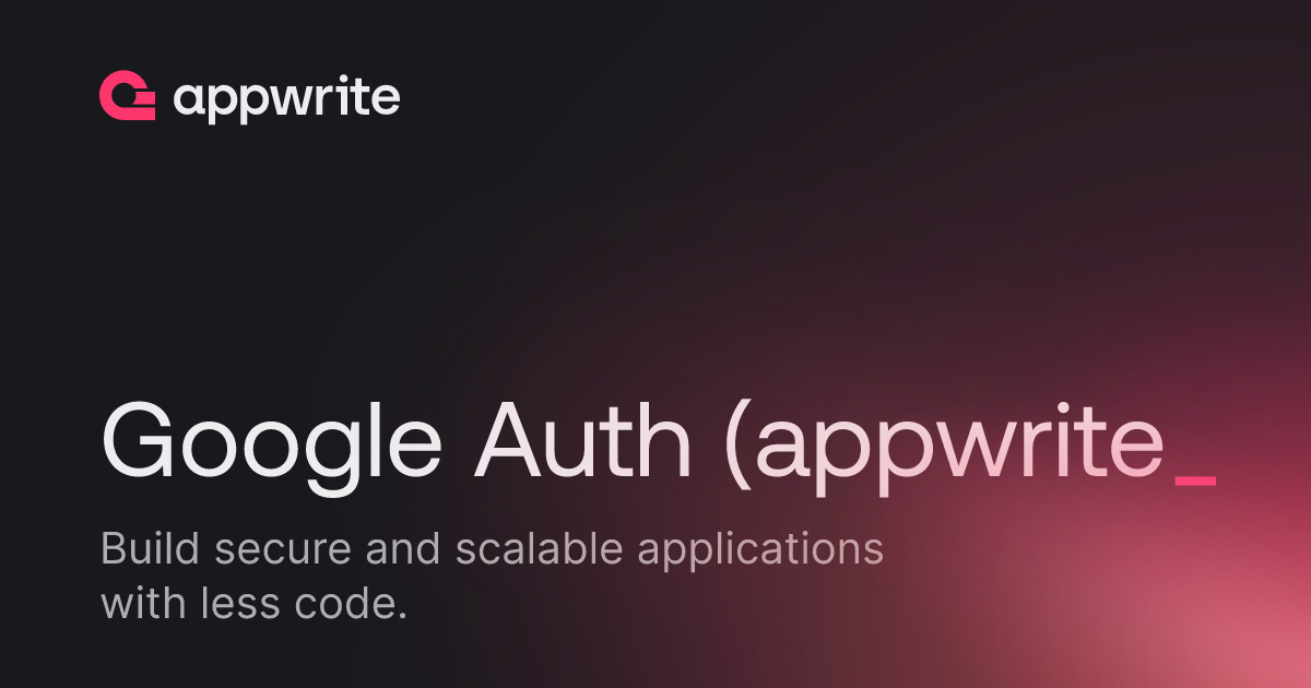 Google Auth appwrite On Svelte Android App with Npm Capacitor Google auth appwrite on svelte android app with npm capacitor